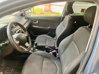 2013 Kia Rio III, голубой, 450000 рублей, вид 3