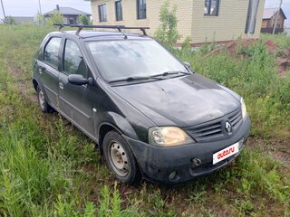 2009 Renault Logan I, чёрный, 300000 рублей, вид 1