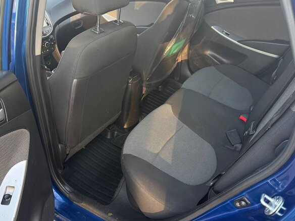 2012 Hyundai Solaris I, синий, 599000 рублей - вид 9