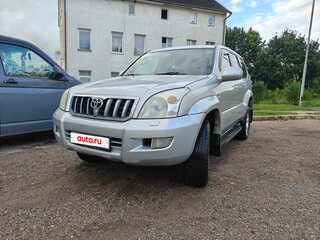2003 Toyota Land Cruiser Prado 120 Series, серебристый, 1300000 рублей, вид 1