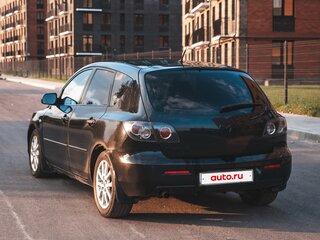 2008 Mazda 3 I (BK) Рестайлинг, чёрный, 417000 рублей, вид 3