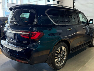 2018 Infiniti QX80 I Рестайлинг 2, синий, 4990000 рублей, вид 3