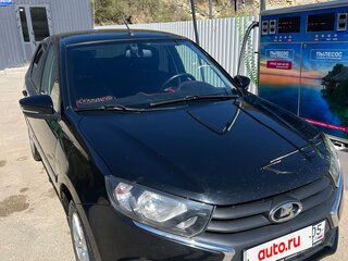2019 Lada (ВАЗ) Granta I Рестайлинг, чёрный, 620000 рублей, вид 2