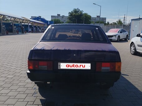 1998 Lada (ВАЗ) 21099, фиолетовый, 100000 рублей, вид 3