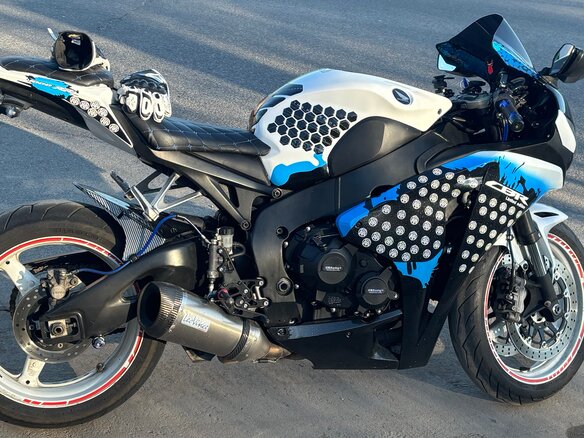 2008 Honda CBR 1000 RR/RA Fireblade, синий, 599999 рублей - вид 5