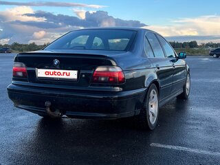 2002 BMW 5 серии 525i IV (E39) Рестайлинг, чёрный, 600000 рублей, вид 4
