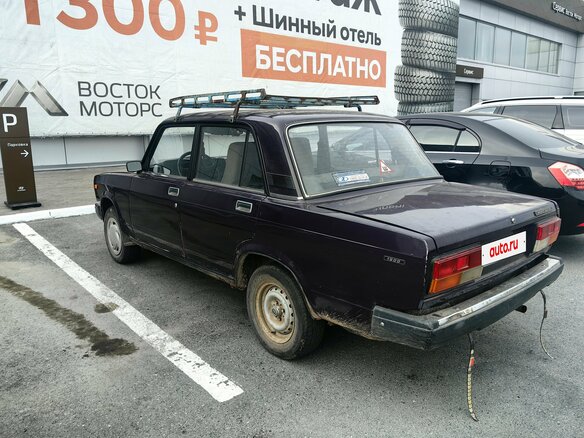 2003 Lada (ВАЗ) 2107, фиолетовый, 120000 рублей - вид 1