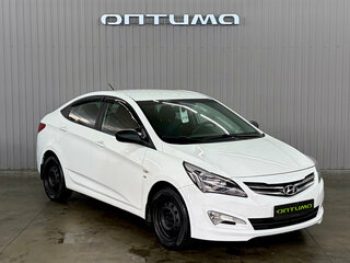 2016 Hyundai Solaris I Рестайлинг, белый, 1077000 рублей, вид 3
