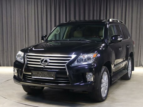 2012 Lexus LX 570 III Рестайлинг, чёрный, 3199000 рублей, вид 1