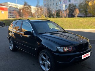 2001 BMW X5 4.4i I (E53), чёрный, 590000 рублей, вид 4