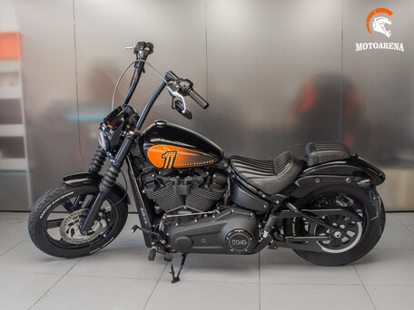 2022 Harley-Davidson Street Bob, чёрный, 1065532 рублей, вид 4