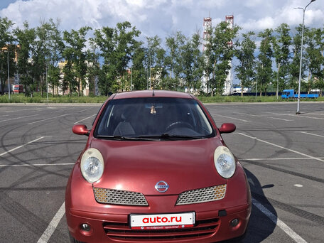 2006 Nissan Micra III (K12), красный, 285000 рублей, вид 1