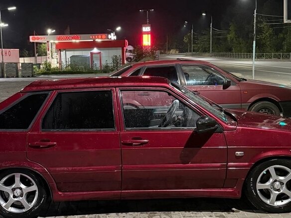 2005 Lada (ВАЗ) 2114, красный, 199000 рублей - вид 3