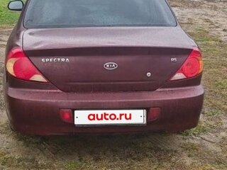 2006 Kia Spectra I Рестайлинг 2, красный, 260000 рублей, вид 4