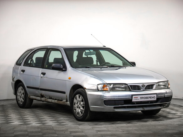 1997 Nissan Almera I (N15), серебристый, 299000 рублей - вид 2