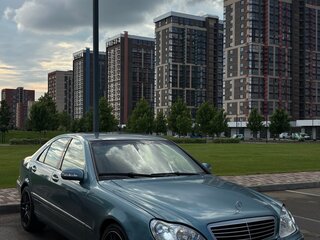 2002 Mercedes-Benz S-Класс 320 IV (W220), голубой, 470000 рублей, вид 4