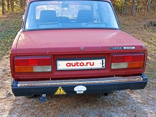 1987 Lada (ВАЗ) 2107, красный, 130000 рублей, вид 4