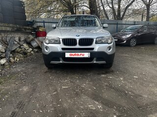 2008 BMW X3 20d I (E83) Рестайлинг, серебристый, 1400000 рублей, вид 2
