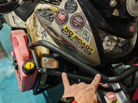 2007 Kawasaki KLR 650, коричневый, 411111 рублей, вид 5