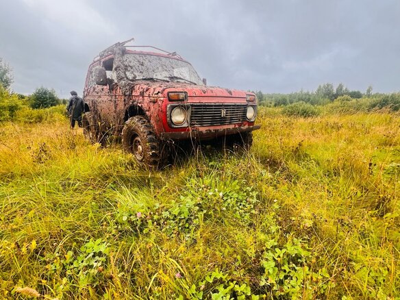 1985 Lada (ВАЗ) 2121 (4x4) I, красный, 60000 рублей - вид 8