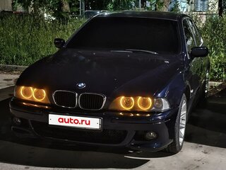 1998 BMW 5 серии 520i IV (E39), синий, 750000 рублей, вид 2