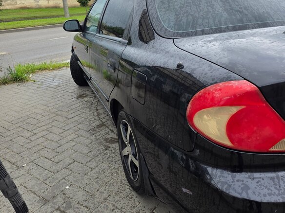 2008 Kia Spectra I Рестайлинг 2, чёрный, 189000 рублей - вид 8
