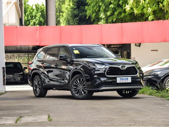 2026 Toyota Highlander IV (XU70), чёрный