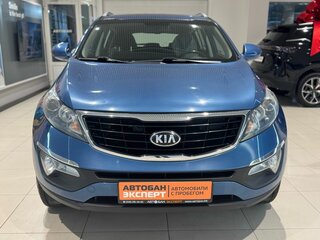 2014 Kia Sportage III Рестайлинг, синий, 1349000 рублей, вид 2