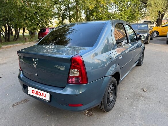 2010 Renault Logan I Рестайлинг, синий - вид 5