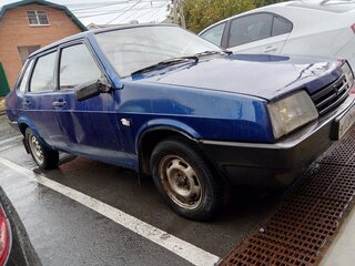 1996 Lada (ВАЗ) 21099, синий, 35000 рублей, вид 3