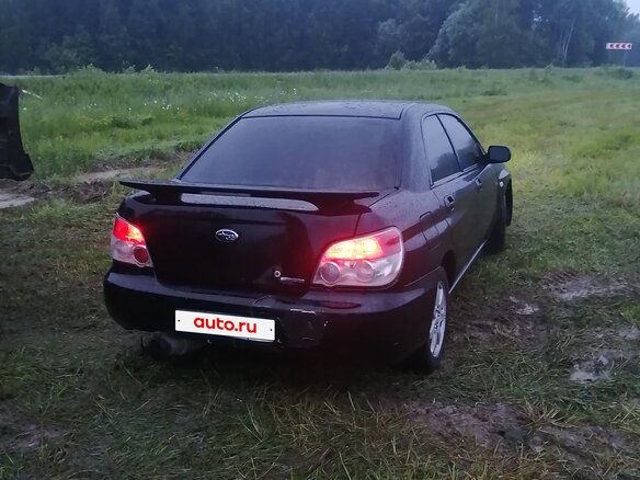 2007 Subaru Impreza II Рестайлинг 2, чёрный, 370000 рублей - вид 2
