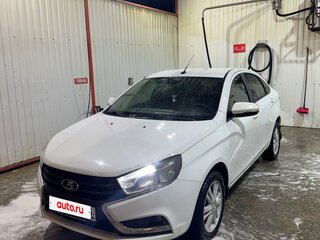 2019 Lada (ВАЗ) Vesta I, белый, 750000 рублей, вид 1