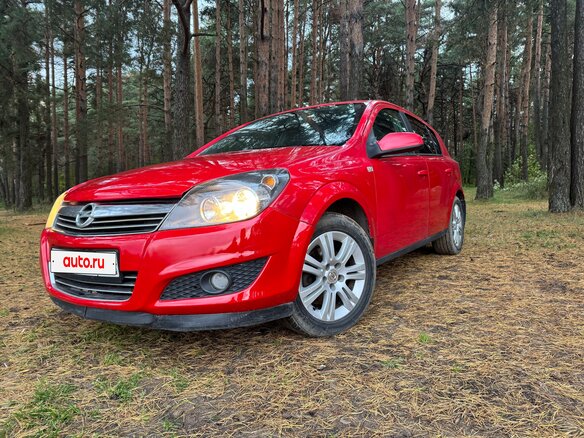 2007 Opel Astra H Рестайлинг, красный, 430000 рублей - вид 5
