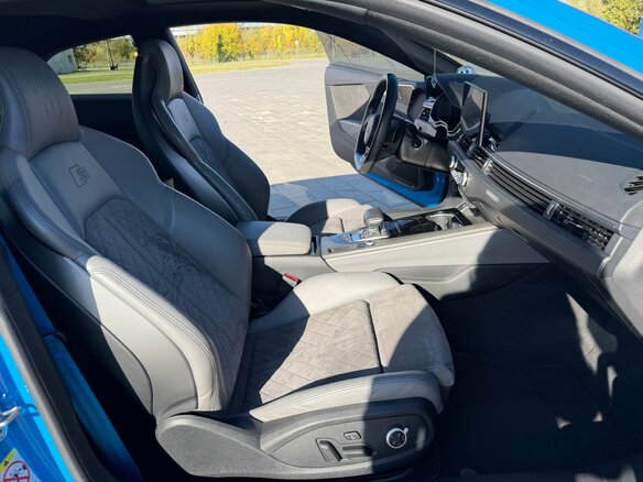 2021 Audi A5 45 TFSI II (F5) Рестайлинг, синий, 4250000 рублей - вид 12
