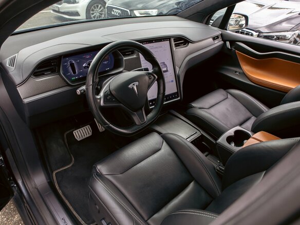 2019 Tesla Model X 90D I, серый, 5195000 рублей - вид 14