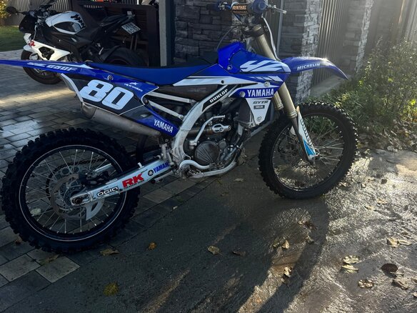 2017 Yamaha YZ250F, синий, 450000 рублей - вид 3