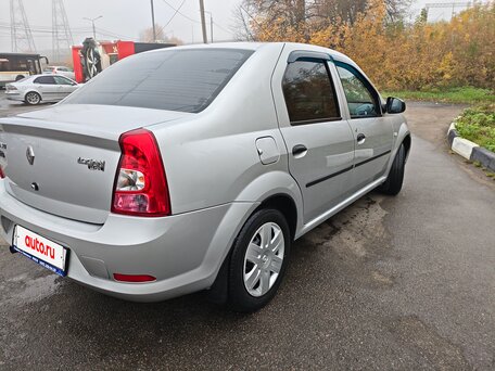 2012 Renault Logan I Рестайлинг, серый, 570000 рублей, вид 3