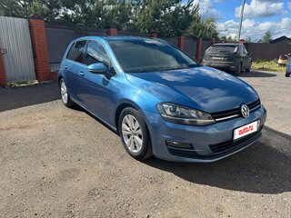 2014 Volkswagen Golf VII, голубой, 1100000 рублей, вид 3