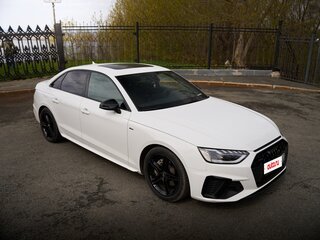 2019 Audi A4 40 TDI V (B9) Рестайлинг, белый, 3393818 рублей, вид 2