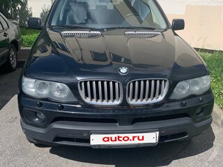2005 BMW X5 4.4i I (E53) Рестайлинг, чёрный, 950000 рублей, вид 1