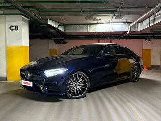 2021 Mercedes-Benz CLS 450 III (C257) Рестайлинг, синий, 6250000 рублей, вид 3
