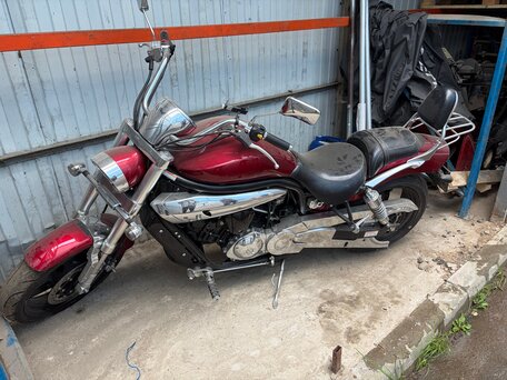 2013 Hyosung Aquila GV650, красный, 410000 рублей, вид 3