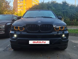 2005 BMW X5 4.4i I (E53) Рестайлинг, чёрный, 1300000 рублей, вид 4