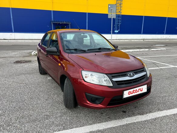 2016 Lada (ВАЗ) Granta I, пурпурный, 470000 рублей - вид 8