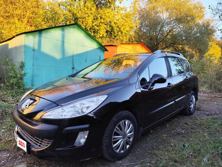 2008 Peugeot 308 I, чёрный, 570000 рублей, вид 1