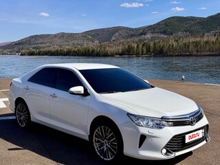 2015 Toyota Camry US Market VII (XV50) Рестайлинг, белый, 2200000 рублей, вид 1