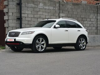 2007 Infiniti FX35 I (S50) Рестайлинг, белый, 1110000 рублей, вид 1