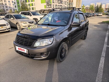 2015 Lada (ВАЗ) Granta I, коричневый, 350000 рублей, вид 2