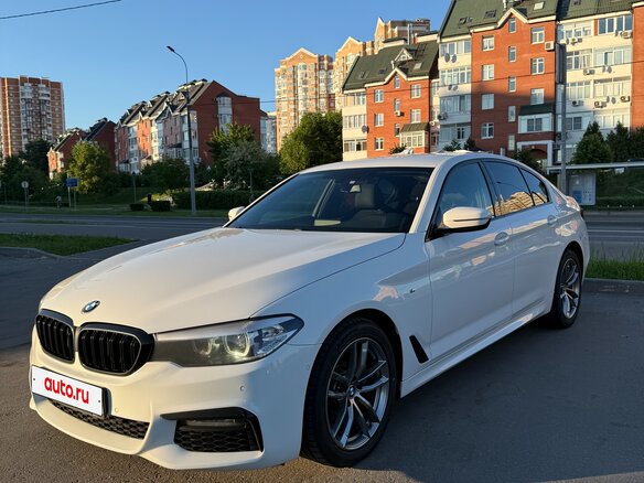 2020 BMW 5 серии 520d xDrive VII (G30/G31/G38), белый, 3100000 рублей - вид 1