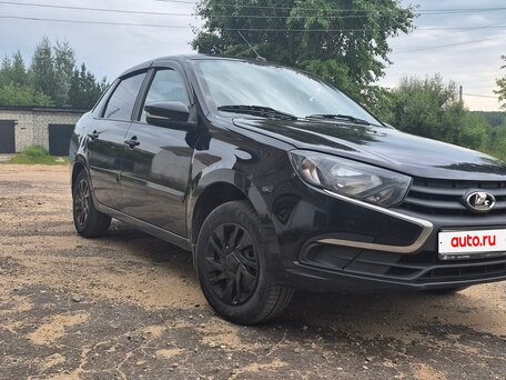 2021 Lada (ВАЗ) Granta I Рестайлинг, чёрный, 650000 рублей, вид 2